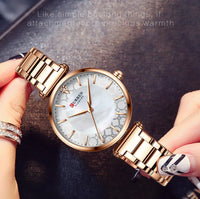 CURREN 9072 Fashion Stainless Steel Women Luxury Watch Analog Quartz Wristwatch Ladies Elegant Dress Watches Relogio Feminino