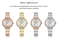 Women Watches New Curren Rose gold Silver Ladies Bracelet Watch womens quartz dress wristwatch feminino reloj mujer kol saati