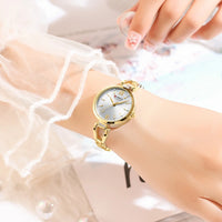 CURREN 9092 Women's Roman Letter Chain Watch Waterproof Small Dial Women's Fashion Watch Ladies' wristwatch