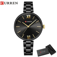 CURREN Women Watch Fashion Luxury Watch Reloj Mujer Stainless Steel  Female Clock Quartz Bracelet Wrist Watch Clock Gift
