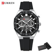 CURREN Sport Mens Watches Top Brand Luxury Auto Date Watch Men Waterproof Luminous AQUANAUT Quartz Watches for Men Reloj Hombre