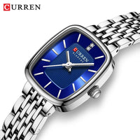 CURREN 9093 Women's Square Waterproof Watch; Simple Casual Women's Watch; Fashionable Women's Watch Ladies' Wristwatch