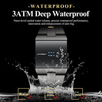 POEDAGAR Fashion Luxury Man Watch Waterproof Watch For Men Casual Stainless Steel Sports Military Men's Quartz Watches Reloj+Box
