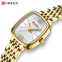 CURREN 9093 Women's Square Waterproof Watch; Simple Casual Women's Watch; Fashionable Women's Watch Ladies' Wristwatch