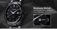 CURREN 8106 Men's Watch Waterproof Top Brand Luxury Calendar Fashion Male Clock Stainless Steel Sport Men Wristwatch