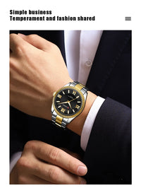 CURREN 8453 Men's Quartz Watches Fashion Elegant Simple White Clock Stainless Steel Strap Wristwatch for Male Gift