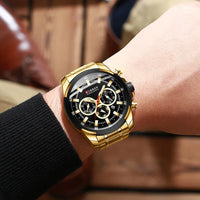 CURREN Quartz Watch for Men Top Brand Luxury Fashion Business Watches Steel Waterproof Man Sport Wristwatch Relogio Masculino
