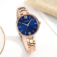 CURREN Women Watch Fashion Luxury Watch Reloj Mujer Stainless Steel  Female Clock Quartz Bracelet Wrist Watch Clock Gift