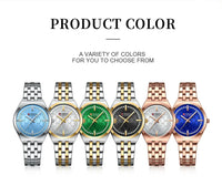 CURREN Luxury Women Watches Fashion Casual FemaleLadies Stainless Steel Quartz Wristwatches Life Waterproof Girlfriend Gift