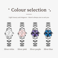 OLEVS 3735 Women's Quartz Wristwatch Delicate Fashion Small Dial Elegant Ladies Dress Watches Waterproof Watches for Woman New