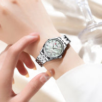 CURREN Elegant Fashion Women's Watches Luxury Brand Original Quartz Watch for Ladies Waterproof Stainless Steel Clock