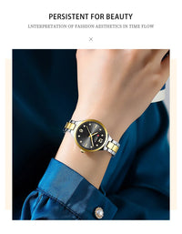 CURREN Women Elegant Watch Stainless Steel Casual Fashion Dial Digital Ladies Watches Quartz Wristwatch Reloj Mujer Girls Clock