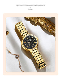 CURREN Luxury Brand Women's Watch Classic Fashion Waterproof Luminous Calendar Watch Elegant Quartz Women Watch Reloj Hombre