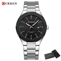 CURREN Men Watch Fashion Classial Luminous with Date Stainless Steel Band Relogio Masculino
