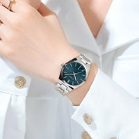CURREN Luxury Quartz Watch for Women Elegant Stainless Steel Women's Watches Luminous Waterproof Date Wristwatch Ladies Gift