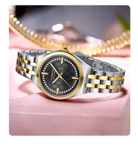 CURREN Luxury Women Watches Fashion Casual FemaleLadies Stainless Steel Quartz Wristwatches Life Waterproof Girlfriend Gift
