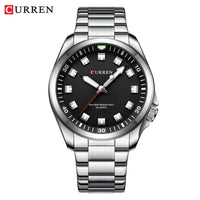 CURREN Fashion Men Watch Top Brand Luxury Waterproof Sport Mens Watches Stainless Steel Automatic Date Military Wristwatch
