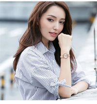 CURREN Fashion Women Watch Top Brand Luxury Lady Girl Wristwatch Original Stainless Steel Bracelet Classic Female Clock 9087
