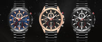 CURREN Men Watches Top Brand Luxury Men Military Wristwatches Full Steel Men Sports Watch Waterproof Relogio Masculino Montre