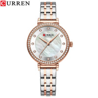 Women Watches New Curren Rose gold Silver Ladies Bracelet Watch womens quartz dress wristwatch feminino reloj mujer kol saati