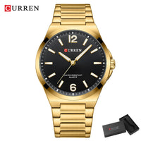 CURREN Men Quartz Movement Watch Waterproof Luminous Men's Watch, Stainless Steel Strap Business Watches