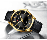 CURREN New Fashion Men Watches with Silicone Strap Top Brand Luxury Sport Auto Date Male Quartz Watch Men Relogio Masculino