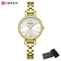 CURREN Ladies Light Luxury Watch Brand Jewelry Bracelet Watch Fashionable Girls Elegant Waterproof Quartz Watch