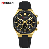 CURREN Sport Mens Watches Top Brand Luxury Auto Date Watch Men Waterproof Luminous AQUANAUT Quartz Watches for Men Reloj Hombre