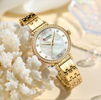 Women Watches New Curren Rose gold Silver Ladies Bracelet Watch womens quartz dress wristwatch feminino reloj mujer kol saati