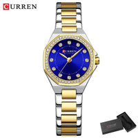 CURREN Watch for Women Fashion Quartz Women's Watches Waterproof Stainless Steel Elegant Ladies Wristwatch Original