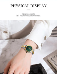 CURREN 9094 Womens Watches Fashion Original Quartz Wrist Watch for Ladies Dazzling Diamond Waterproof Luminous Luxury