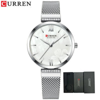 CURREN Fashion Watch for Women Luxury Quartz Gold Elegant Bracelet Wristwatch Female Clock Ladies Dress Stainless Steel Gifts