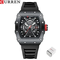 Curren New Square Waterproof Silicone Band Watch (Dial 4.4cm) - CUR230