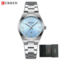 CURREN Watch Women,Watches for Women,Ladies Watches,Waterproof Fashion Dress Stainless Steel Bracelet Analog Watches Date
