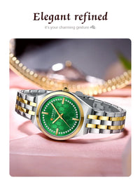 CURREN Luxury Women Watches Fashion Casual FemaleLadies Stainless Steel Quartz Wristwatches Life Waterproof Girlfriend Gift