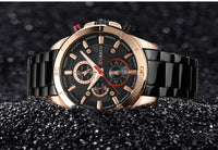CURREN Men Watches Top Brand Luxury Men Military Wristwatches Full Steel Men Sports Watch Waterproof Relogio Masculino Montre