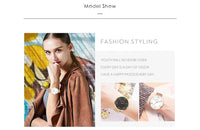 CURREN 9020 Small Dial Quartz Watch for Ladies, Waterproof Elegant Mesh Strap Fashion Wristwatch