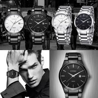 CURREN 8106 Men's Watch Waterproof Top Brand Luxury Calendar Fashion Male Clock Stainless Steel Sport Men Wristwatch