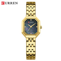 CURREN Elegant Fashion Women's Watches Luxury Brand Original Quartz Watch for Ladies Waterproof Stainless Steel Luminous Date