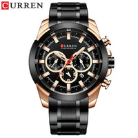 CURREN Quartz Watch for Men Top Brand Luxury Fashion Business Watches Steel Waterproof Man Sport Wristwatch Relogio Masculino