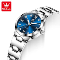 OLEVS 3735 Women's Quartz Wristwatch Delicate Fashion Small Dial Elegant Ladies Dress Watches Waterproof Watches for Woman New