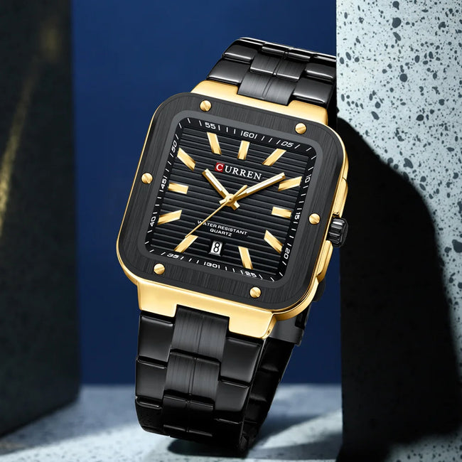 CURREN Luxury Original Man Watch Waterproof Stainless Steel Luminous Men's Wristwatch Date Week Quartz Fashion Watches For Men