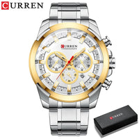 CURREN Quartz Watch for Men Top Brand Luxury Fashion Business Watches Steel Waterproof Man Sport Wristwatch Relogio Masculino