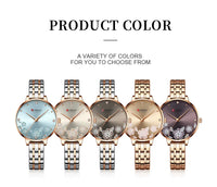 CURREN 9068 Fashion Women Watches Stainless Steel strap Ultra Thin Quartz Watch Woman Romantic Clock Women Watches Montre Femme