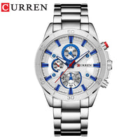 CURREN Men Watches Top Brand Luxury Men Military Wristwatches Full Steel Men Sports Watch Waterproof Relogio Masculino Montre