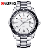 CURREN 8110 Men's Quartz Watch Calendar Luminous Sports Strap Waterproof Casual Cool Wristwatch Male Clock reloj hombre