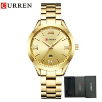 CURREN Women Watch Luxury Fashion Watches Woman Clock Stainless Steel Simple Business Wriswatches Ladies Relogio Feminino 9007