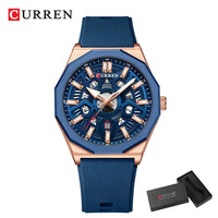 Curren Luxury Waterproof Silicone Band Quartz Watch (Dial 4.4cm) - CUR231