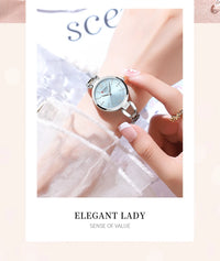 CURREN 9092 Women's Stainless Steel Quartz Watch Luxury and Elegant Watch Business Women's Bracelet Watches Relojes De Mujer
