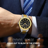 CURREN Men Watch Fashion Classial Luminous with Date Stainless Steel Band Relogio Masculino